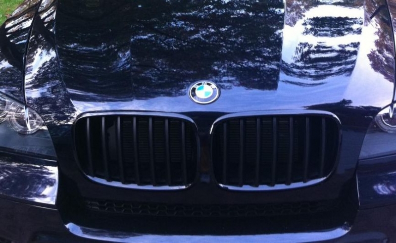 Bmw x5 black kidney grills #2