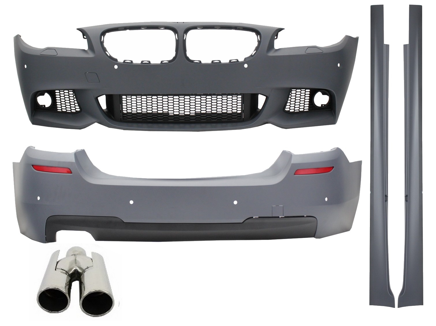 Komplett karosszéria-készlet BMW F10 5-ös sorozathoz (2011-) M-Technik Design Kipufogó kipufogóvégekkel ACS-design