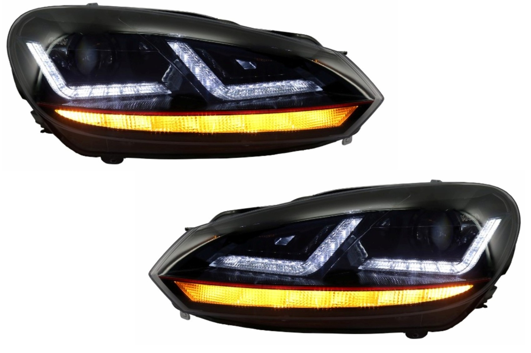 Osram Xenon Upgrade Fényszórók LEDriving VW Golf 6 VI (2008-2012) Red GTI LED dinamikus szekvenciális kanyarodó lámpákhoz