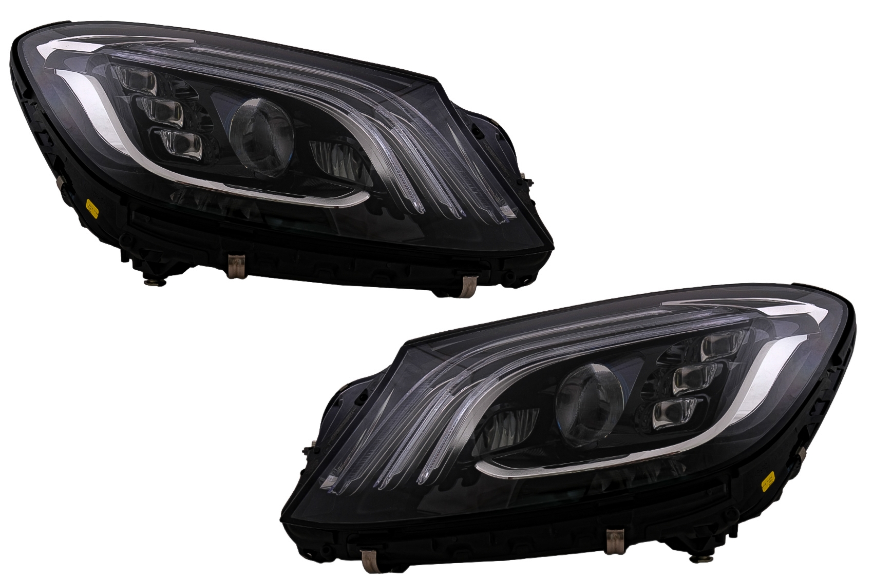 Teljes LED-es fényszórók MERCEDES S-osztály W222 X222 Facelift Look OEM-hez