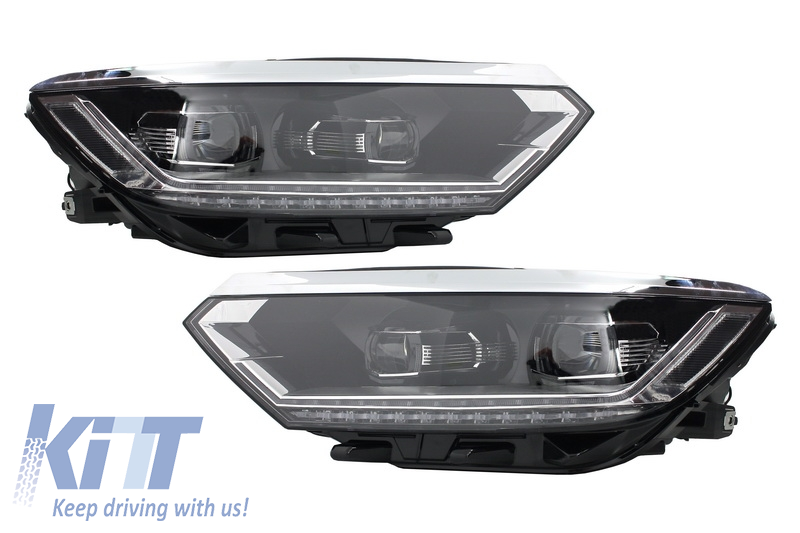 Full LED Scheinwerfer für VW Passat B8 3G 14-19 Matrix Look Dynamische  Lichter