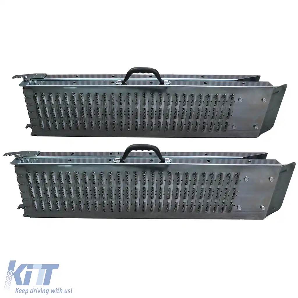 2 bucăți rampă de încărcare pliabilă 180cm, potrivită pentru quad, motocicletă și altele, max. 450kg-image-6206676