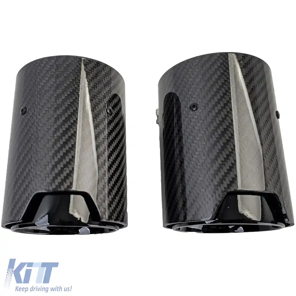 2x capace de evacuare din carbon, tuburi de evacuare potrivite pentru BMW Seria 2 F22 F23 M235i M240i-image-6194051