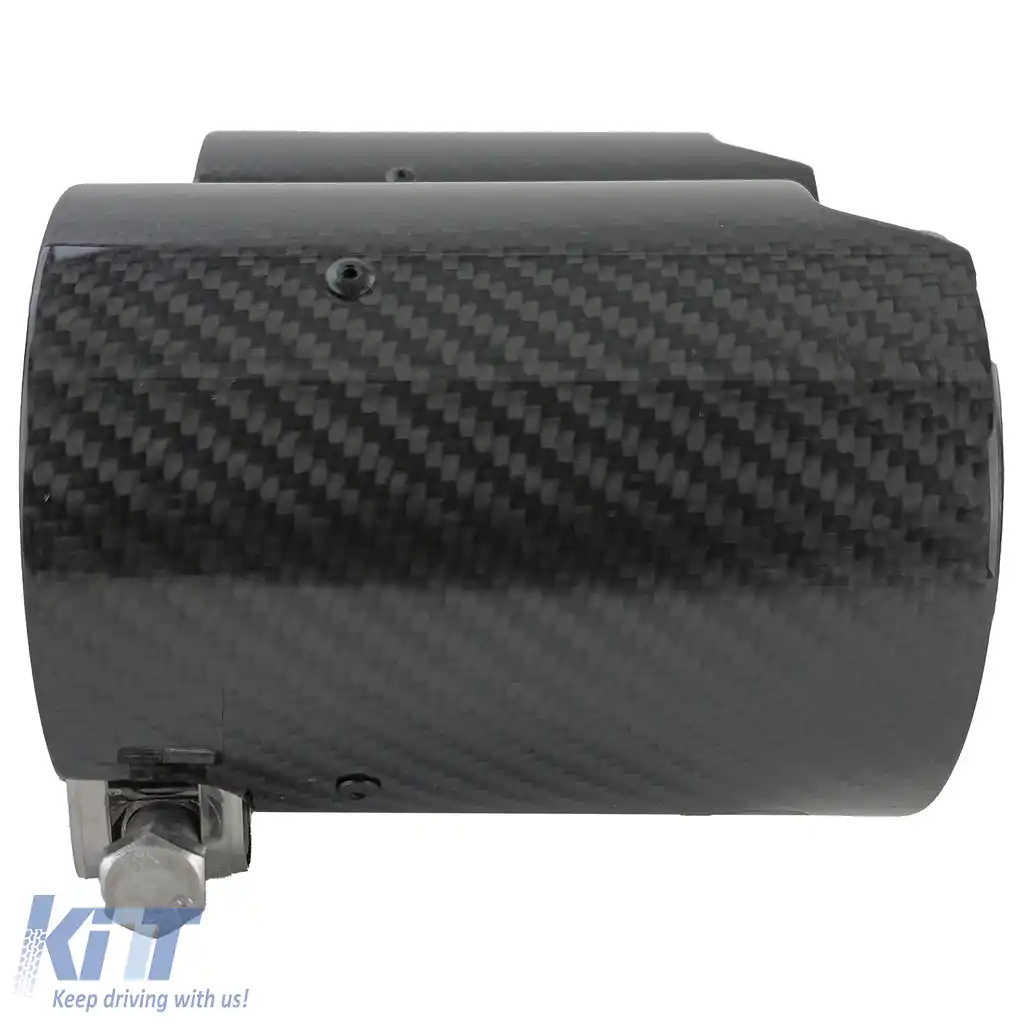 2x capace de evacuare din carbon, tuburi de evacuare potrivite pentru BMW Seria 2 F22 F23 M235i M240i-image-6194053