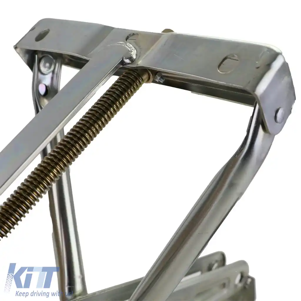 2x Picior de suport pentru caravană cu braț de sprijin, suport pentru remorcă, manivelă de suport de până la 580mm-image-6261351