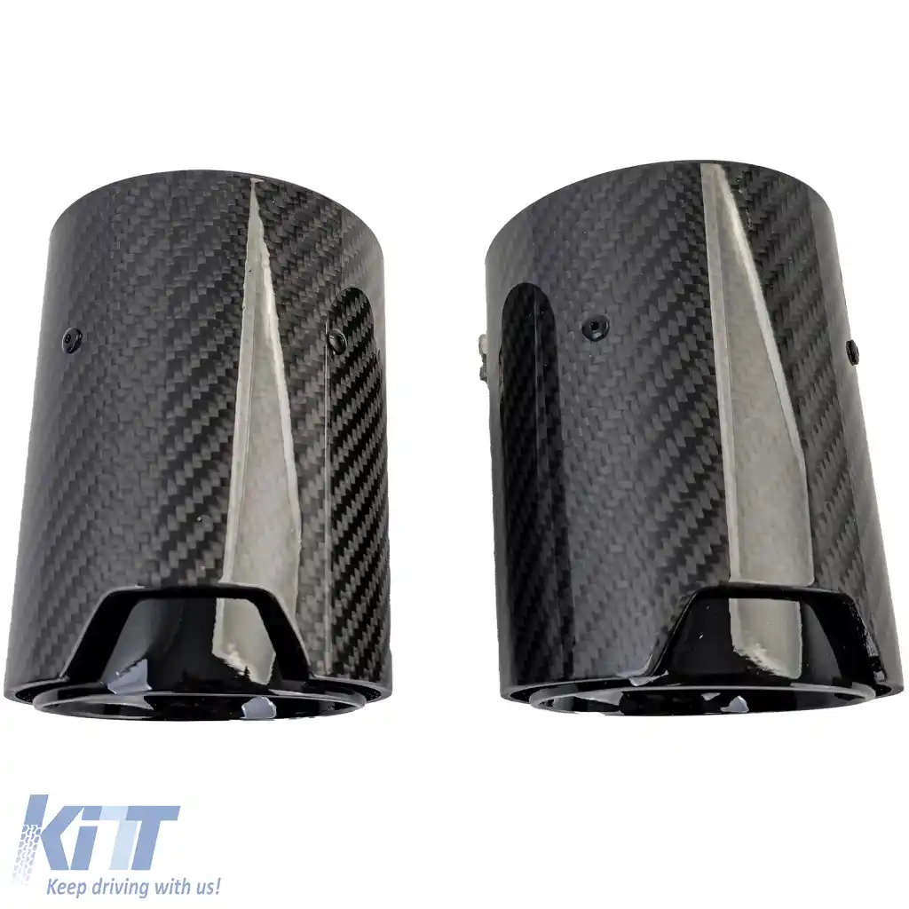 2x tevi de evacuare din carbon potrivite pentru BMW Seria 1 F20 F21 M135i M140i-image-6326161