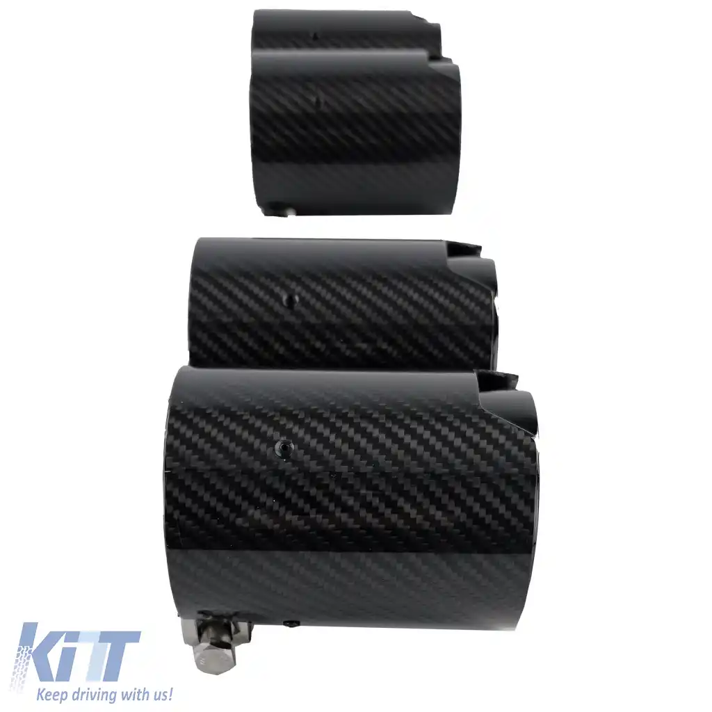 4x capace de evacuare din carbon potrivite pentru BMW M5 F10 M6 F12 F13 F06-image-6326641