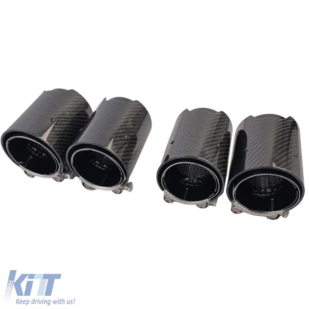 4x capace de evacuare din carbon potrivite pentru BMW M5 F10 M6 F12 F13 F06-image-6326642