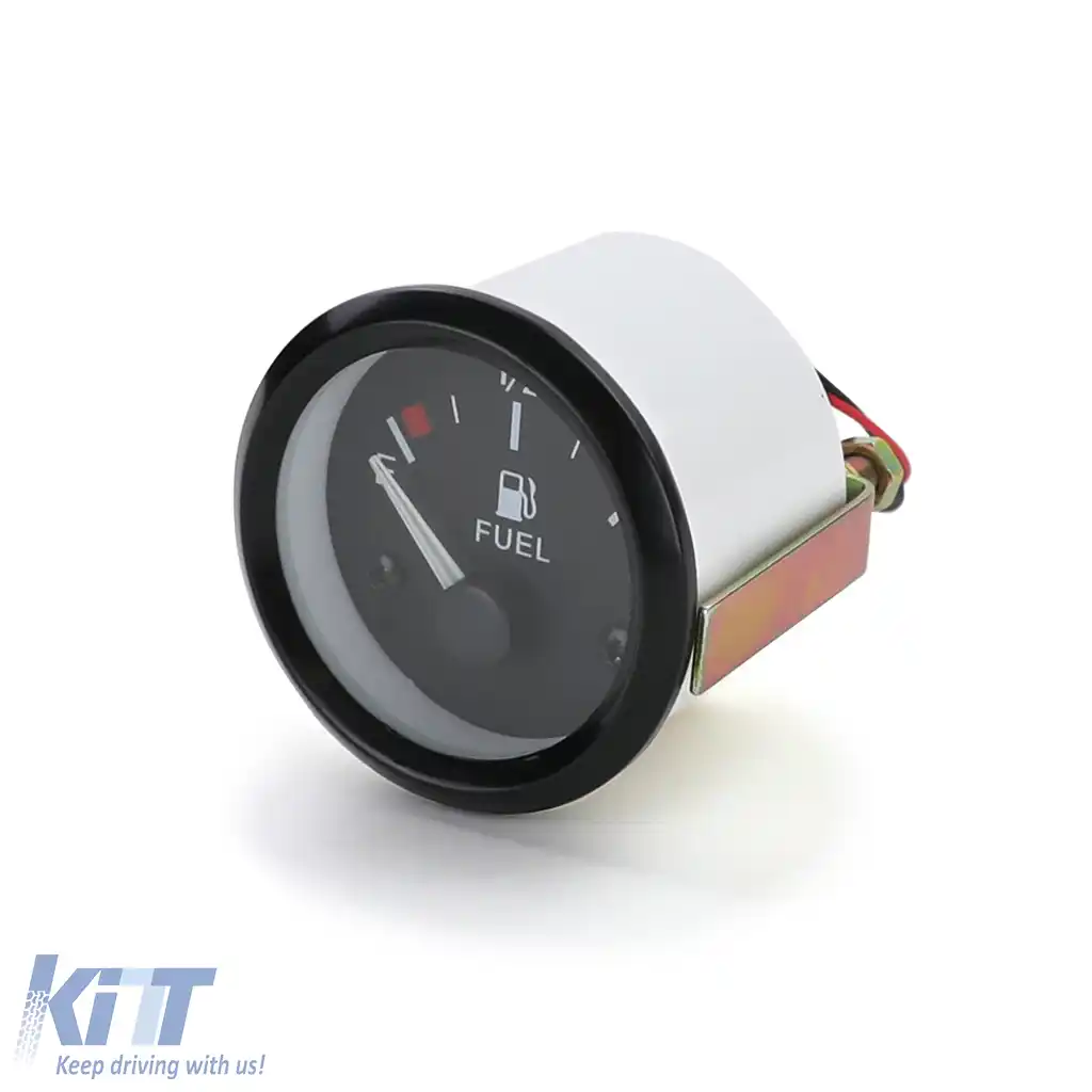 52mm Zusatzinstrument Tankanzeige Youngtimer Klassik Schwarz-image-6209498