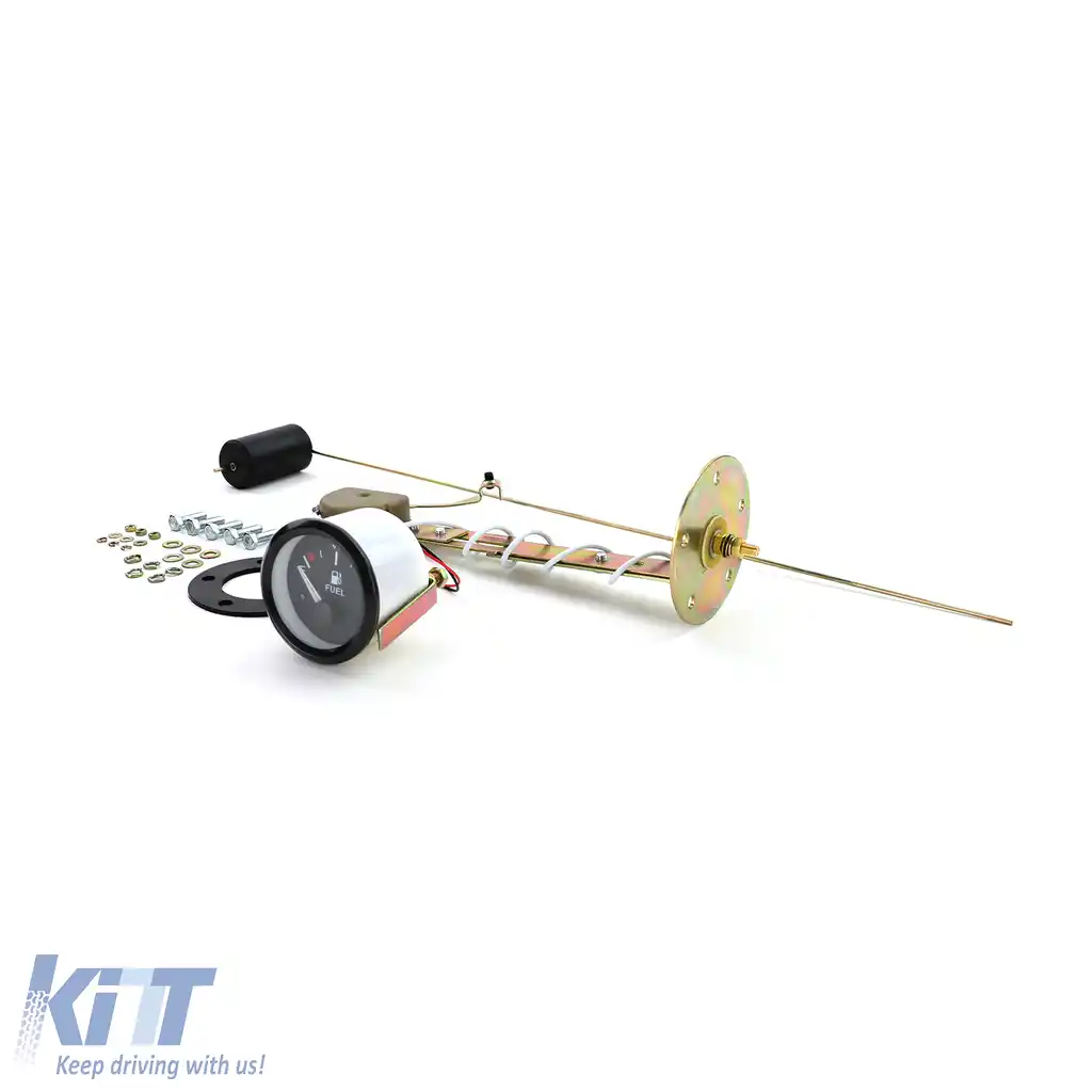 52mm Zusatzinstrument Tankanzeige Youngtimer Klassik Schwarz-image-6209500
