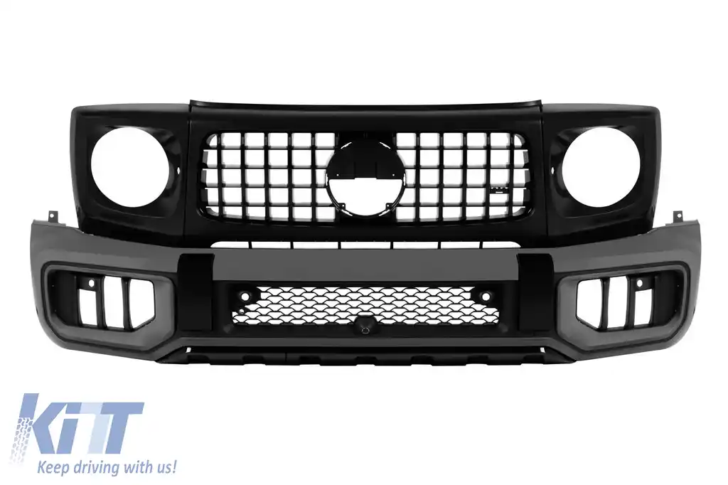 A design conversion from Mercedes G-Class W464 2018-2024 to G-Class W465 after 2024 - front/rear bumper, wheel arches, grilles, wheel arch liners-image-6237581