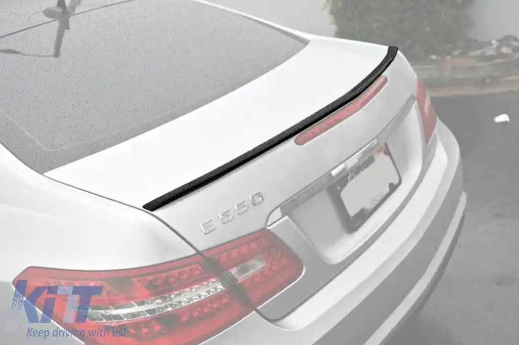 A Design type trunk spoiler suitable for Mercedes E-Class Coupe C207 2009-2017, black lacquer-image-6261180