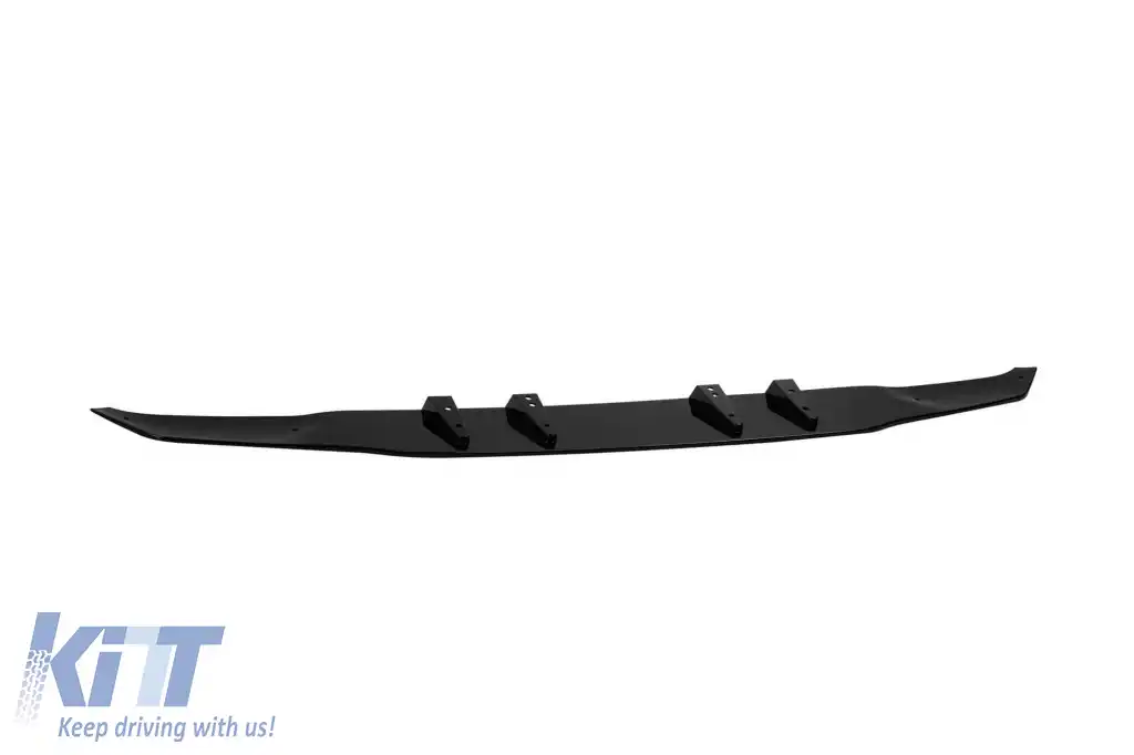 A35 type diffuser with black tips suitable for rear A Design bumper on Mercedes A-Class W177 hatchback, black lacquer, -oo--oo--image-6261163
