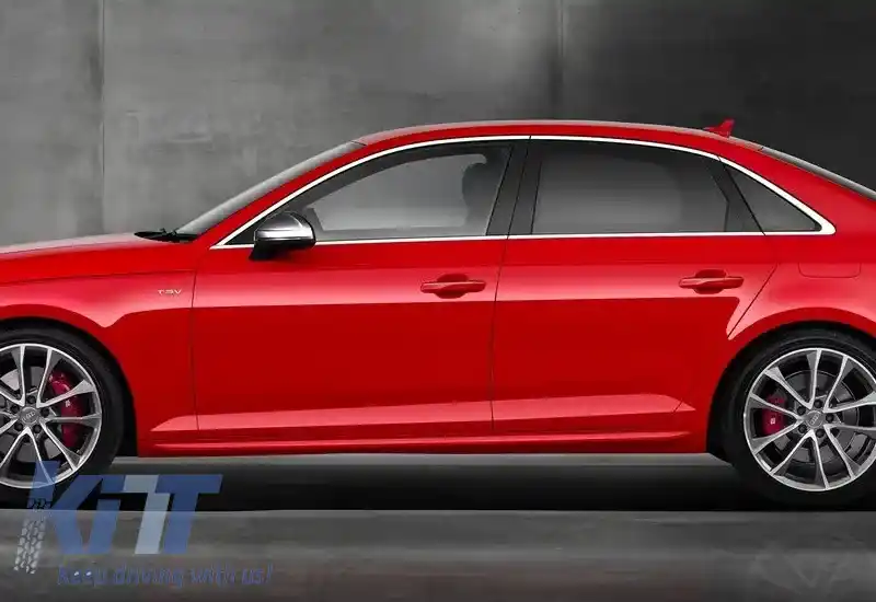 A4 B8 Sportback S Line Praguri Laterale Negru Pian Plastic Vacuum / 2008 - 2015