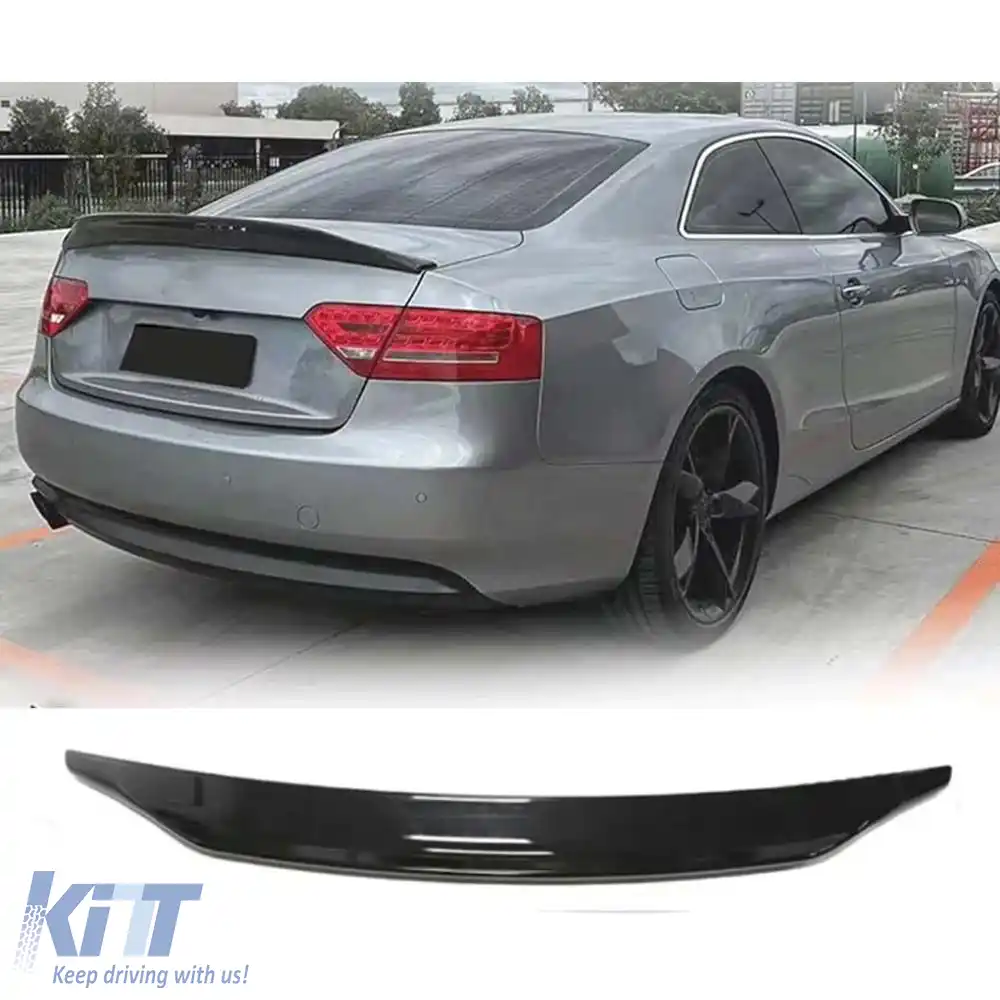 image-6-A5 B8 Caractere Spoiler Portbagaj Negru Piano ABS / 2009-2016 (Coupé)