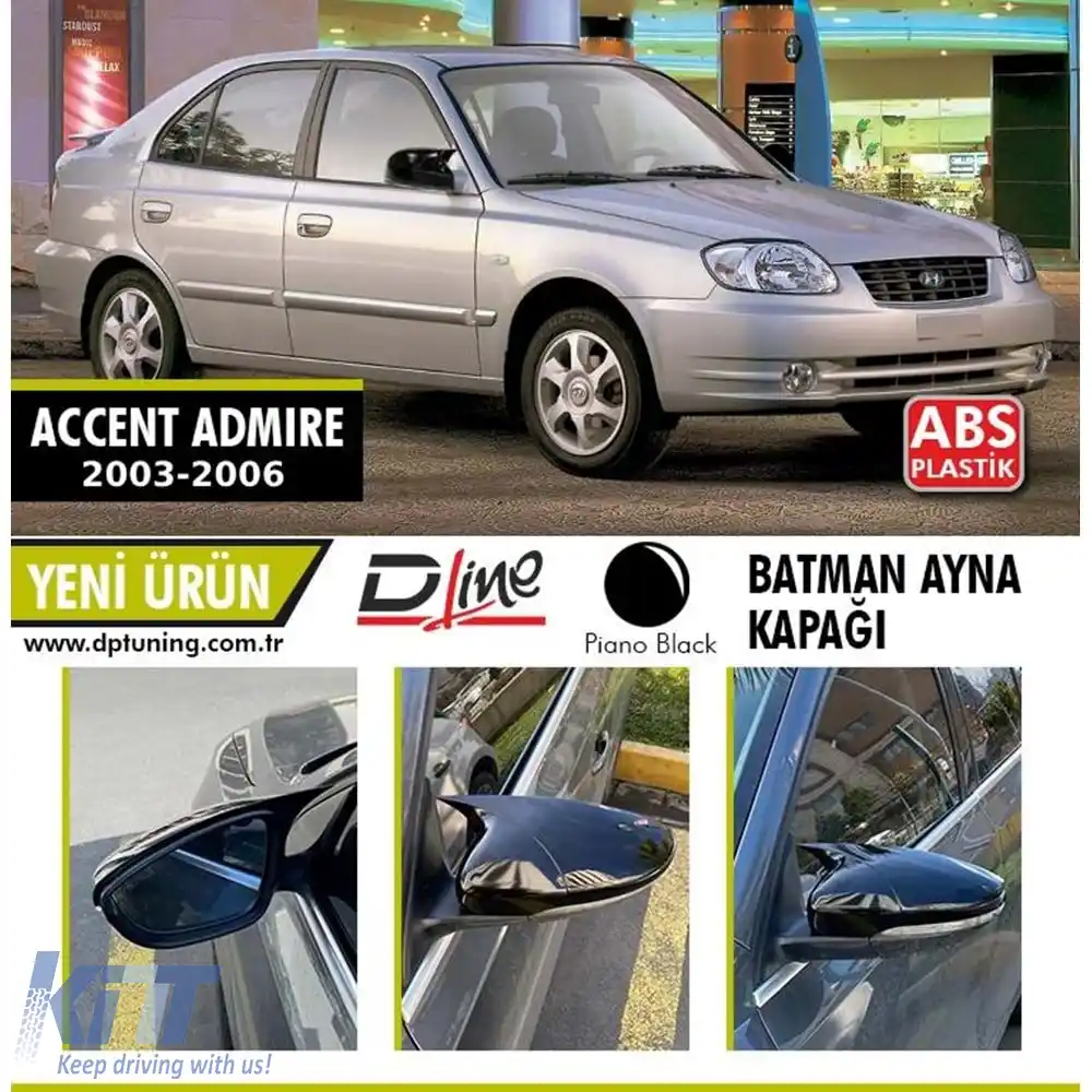 image-24-Accent Admire Batman Capac Oglindă Negru Pian / 2003 - 2006