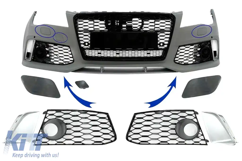 Accesorii Bara Fata compatibil cu Audi A7 4G (2010-2018) RS7 Design