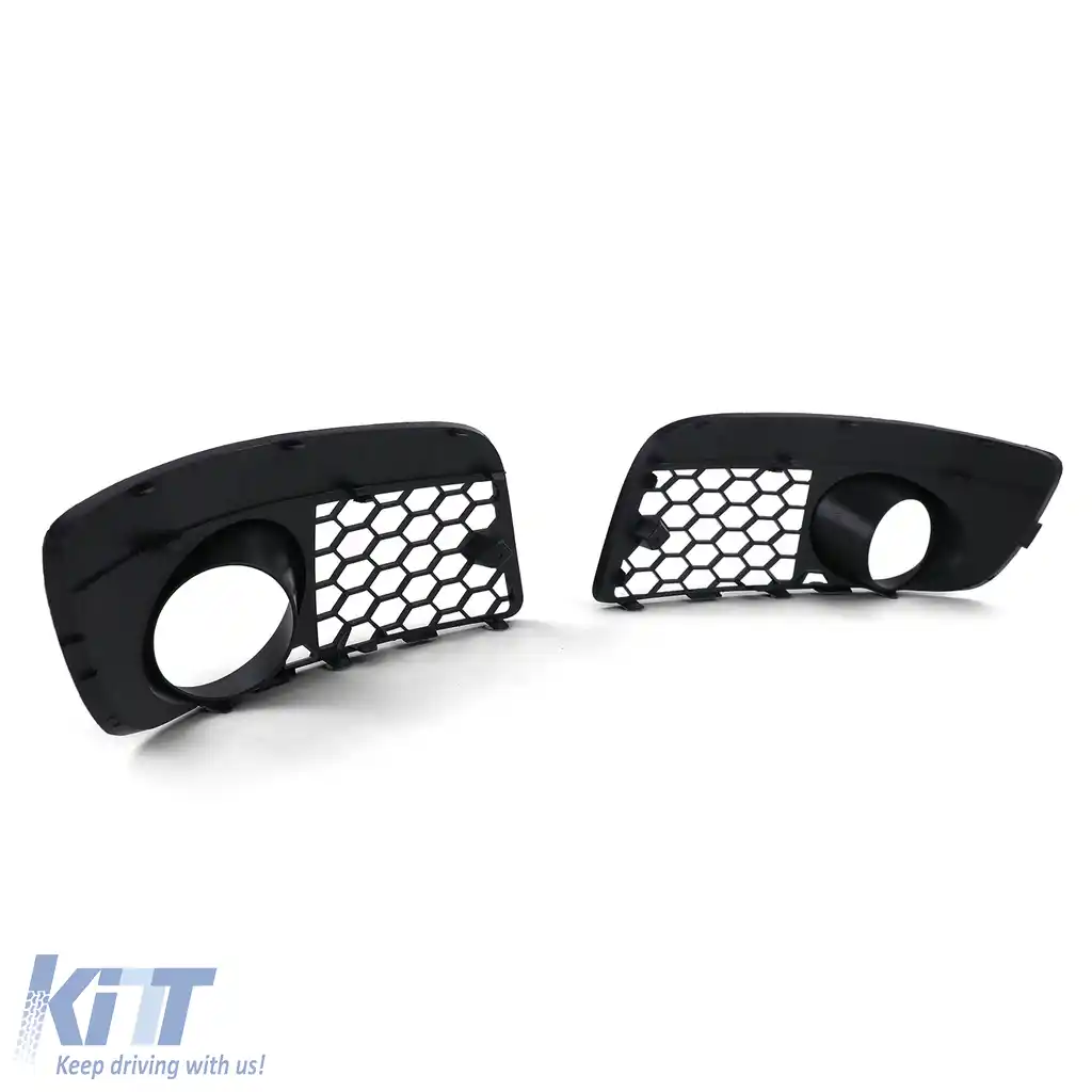 Accesorii grilă pentru faruri de ceață, capace pentru bara de protecție GTI, potrivite pentru VW Golf 5 03-09-image-6257099