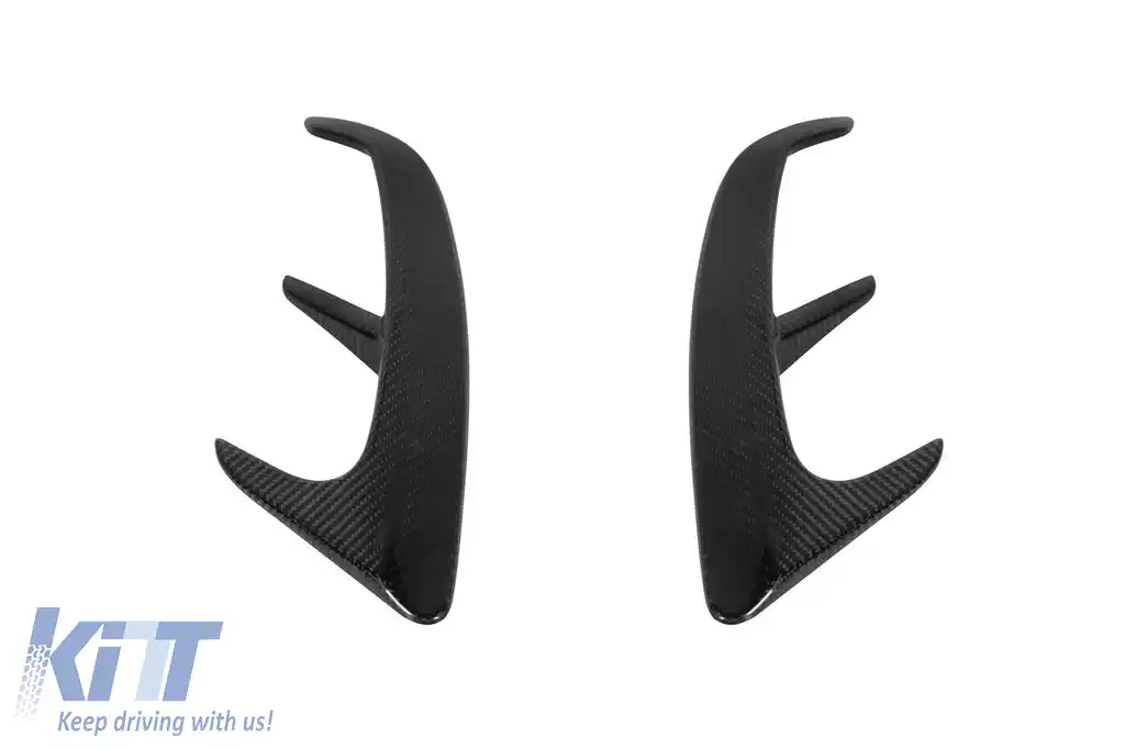 Accesorii laterale din carbon BRBS potrivite pentru bara spate S63 pentru Mercedes S-Class Coupe C217 2017-2020