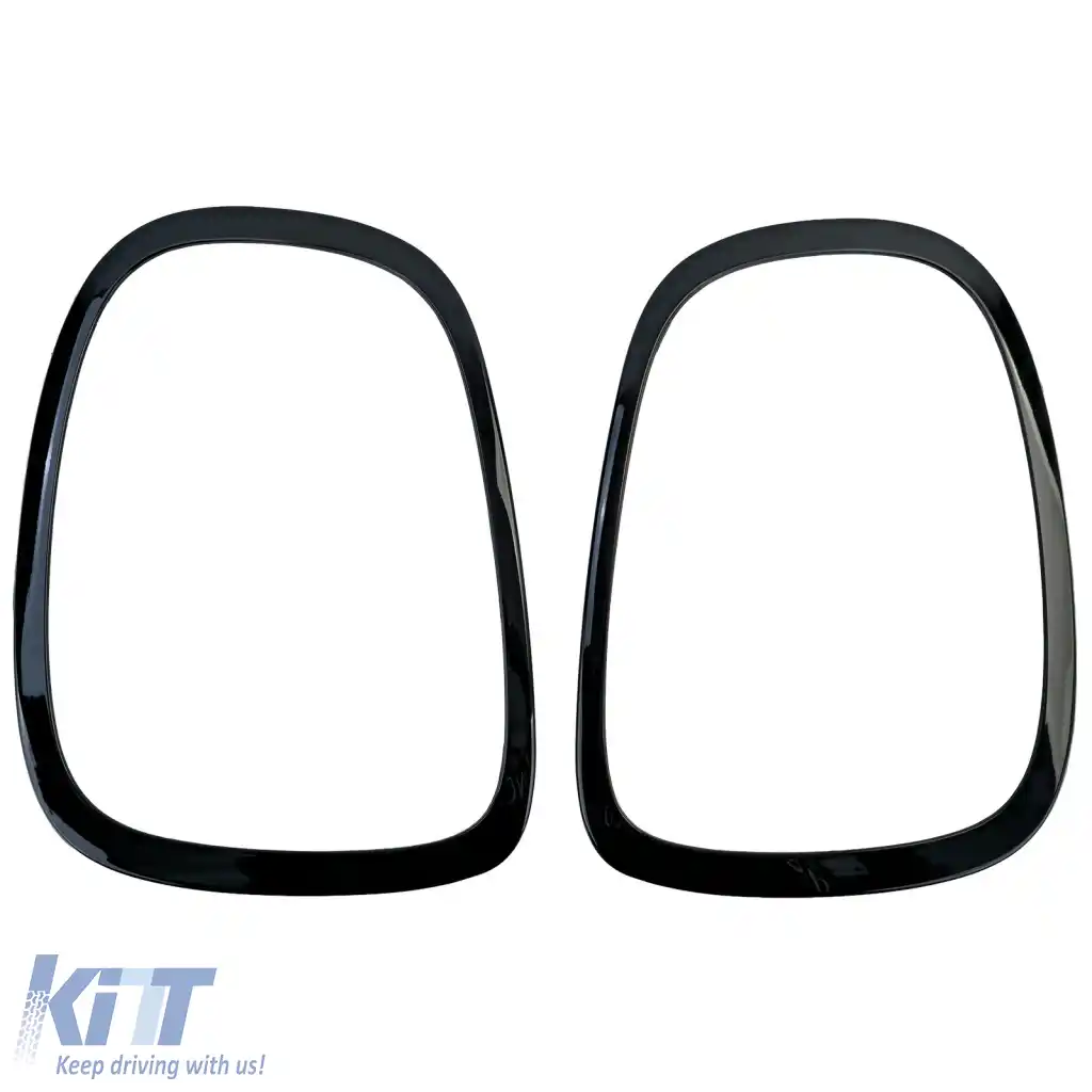 Accesorii pentru stopuri lucios negru, potrivite pentru Mini Cooper F55 F56 F57 14-21-image-6278403