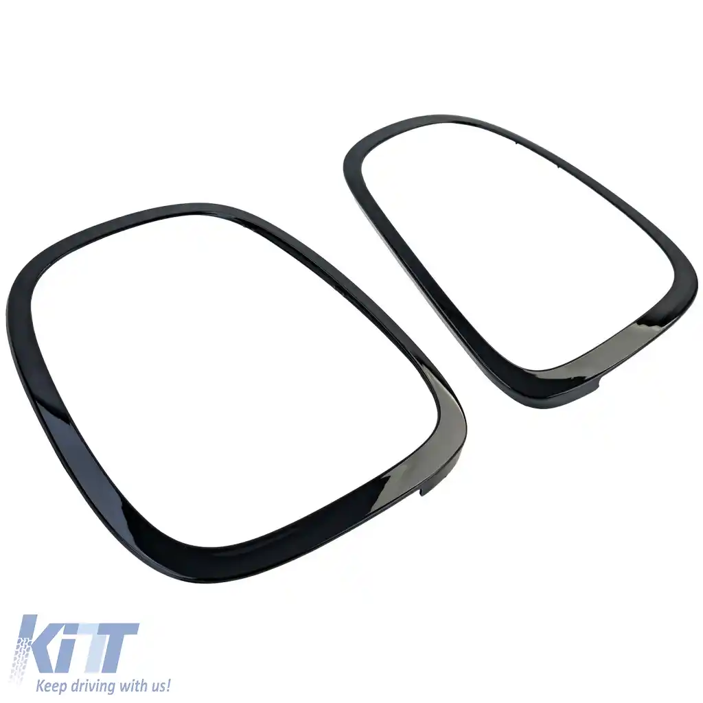 Accesorii pentru stopuri lucios negru, potrivite pentru Mini Cooper F55 F56 F57 14-21-image-6278404