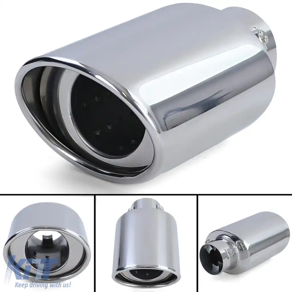 image-2-Accesoriu din oțel inoxidabil pentru țeava de evacuare, pentru montare, oval 88x114mm, până la 55mm