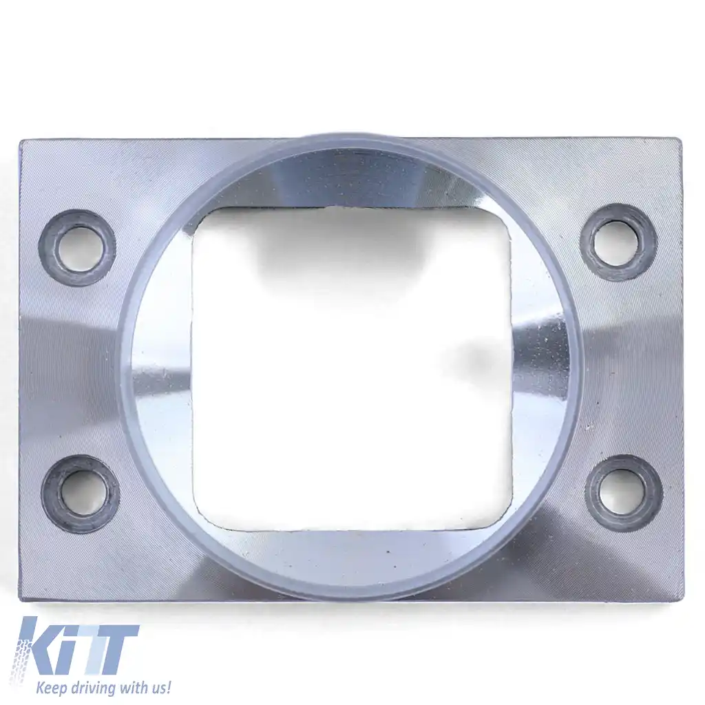 Adaptor de conectare pentru filtrul de aer sport Power Pipe, rotund 70mm la pătrat 100x70mm-image-6277255