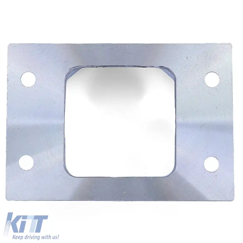 Adaptor de conectare pentru filtrul de aer sport Power Pipe, rotund 70mm la pătrat 100x70mm-image-6277256