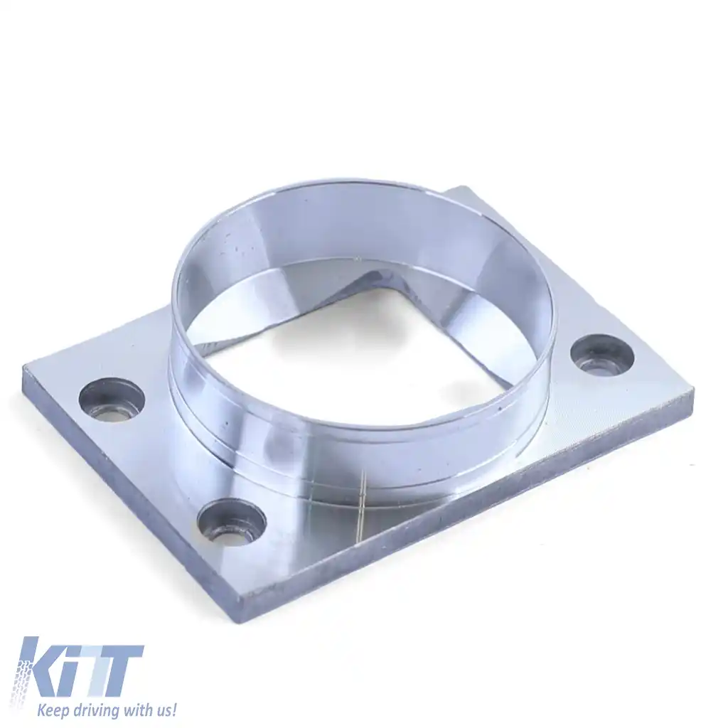 Adaptor de conectare pentru filtrul de aer sport Power Pipe, rotund 70mm la pătrat 100x70mm-image-6277257