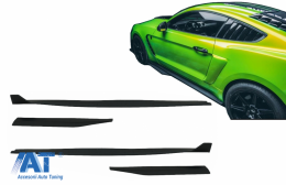 Add-On Extensii Praguri Laterale compatibil cu FORD Mustang Sixth Generation (2015-2020) GT 500 Design-image-6076197
