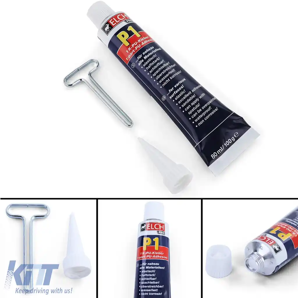 Adhesiv pentru caroserie Elch Pro P1 1K-PU tub de 80ml 1 bucată