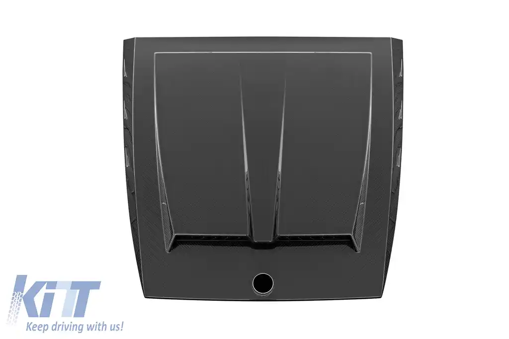 Aditiv din carbon tip B design pentru capotă frontală potrivit pentru Mercedes G-Class W464 după 2018