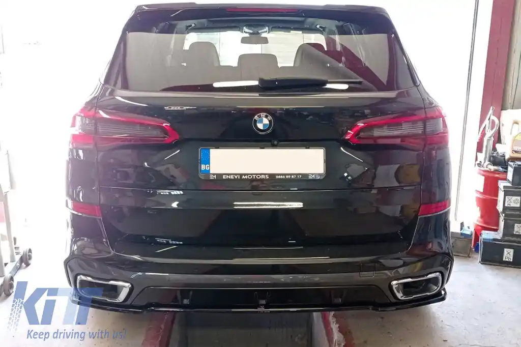image-26-Aditiv Maxton Design pentru difuzorul spate potrivit pentru bara M Technik pentru BMW X5 G05 după 2018, lac negru