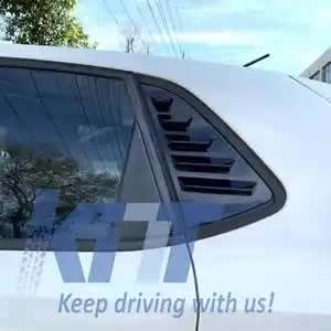 Aditive de tuning pentru geamurile laterale din spate – VW Polo (2009–2017), luciu negru-image-6260945