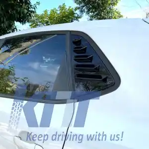 Aditive de tuning pentru geamurile laterale din spate – VW Polo (2009–2017), luciu negru-image-6260946