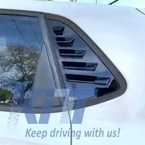 Aditive de tuning pentru geamurile laterale din spate – VW Polo (2009–2017), luciu negru-image-6260947