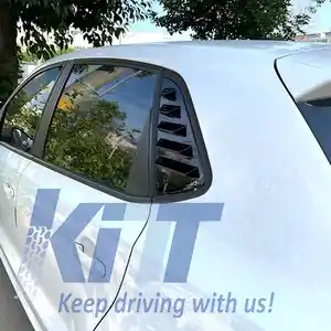 Aditive de tuning pentru geamurile laterale din spate – VW Polo (2009–2017), luciu negru-image-6260948