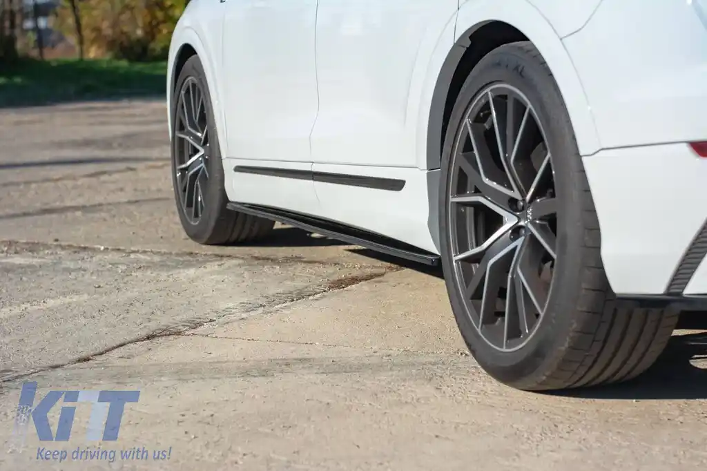 Aditive Maxton Design pentru praguri Audi Q8 S-Line după 2018, lac negru-image-6140421