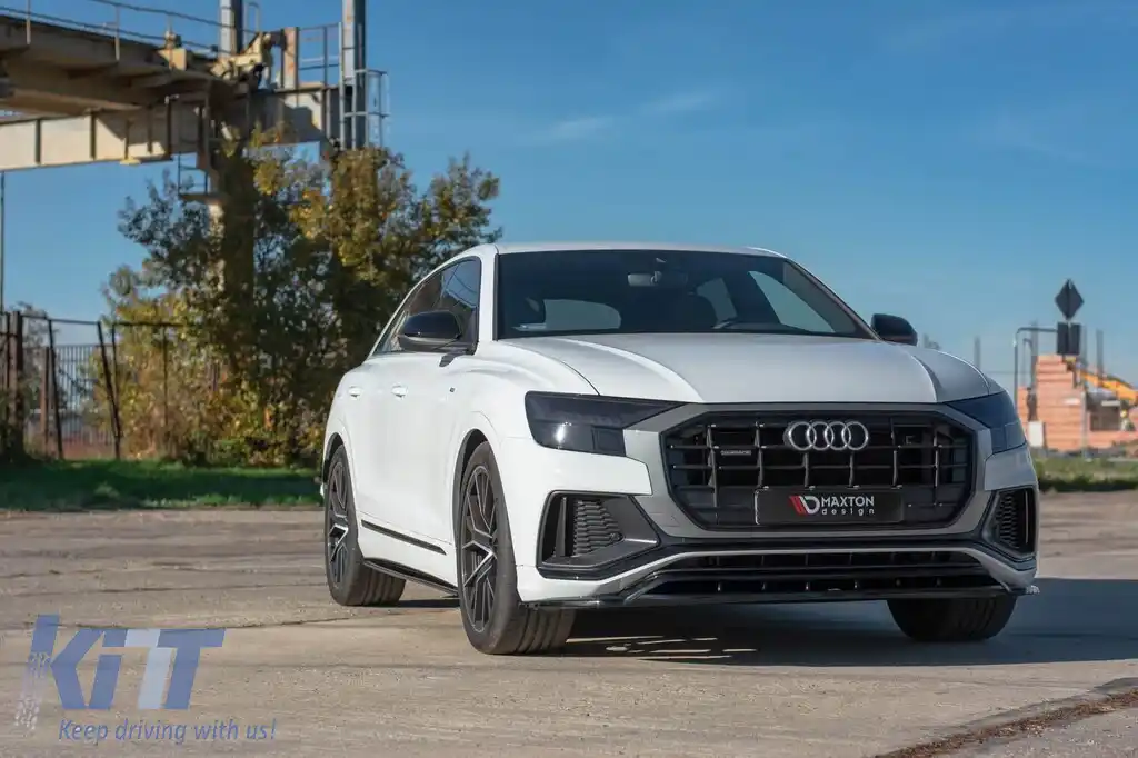 Aditive Maxton Design pentru praguri Audi Q8 S-Line după 2018, lac negru-image-6140423