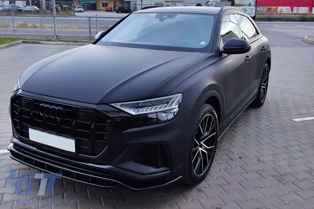 Aditive Maxton Design pentru praguri Audi Q8 S-Line după 2018, lac negru-image-6140424