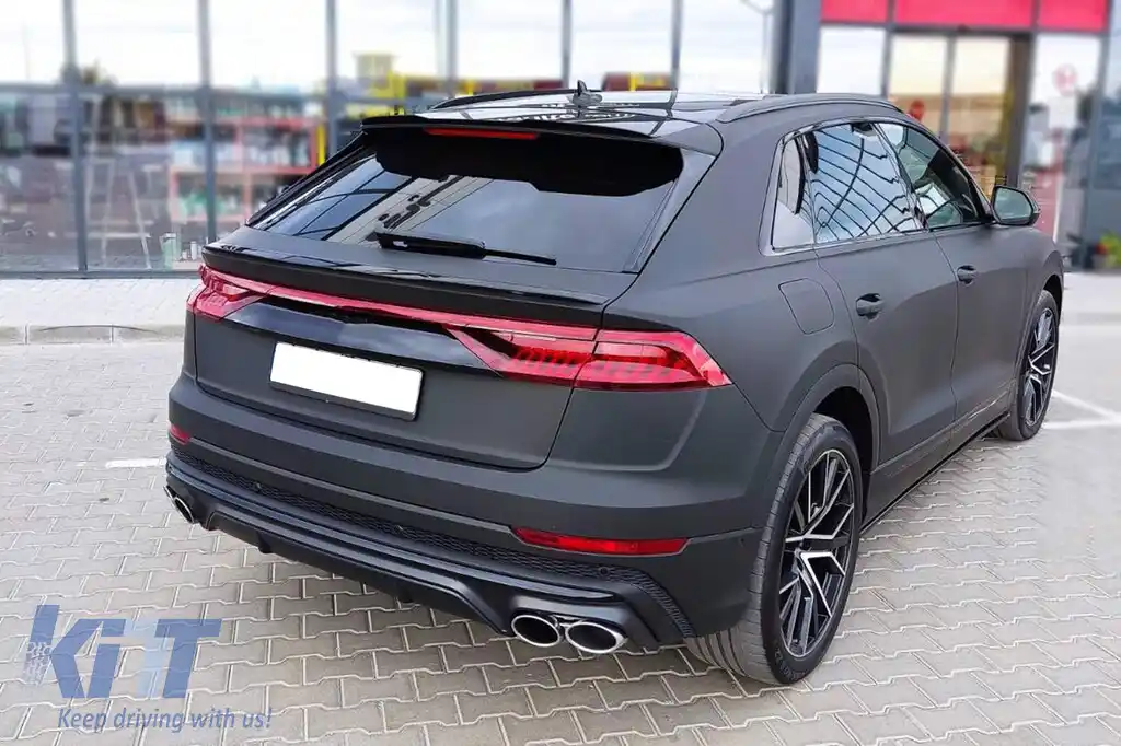 Aditive Maxton Design pentru praguri Audi Q8 S-Line după 2018, lac negru-image-6140427