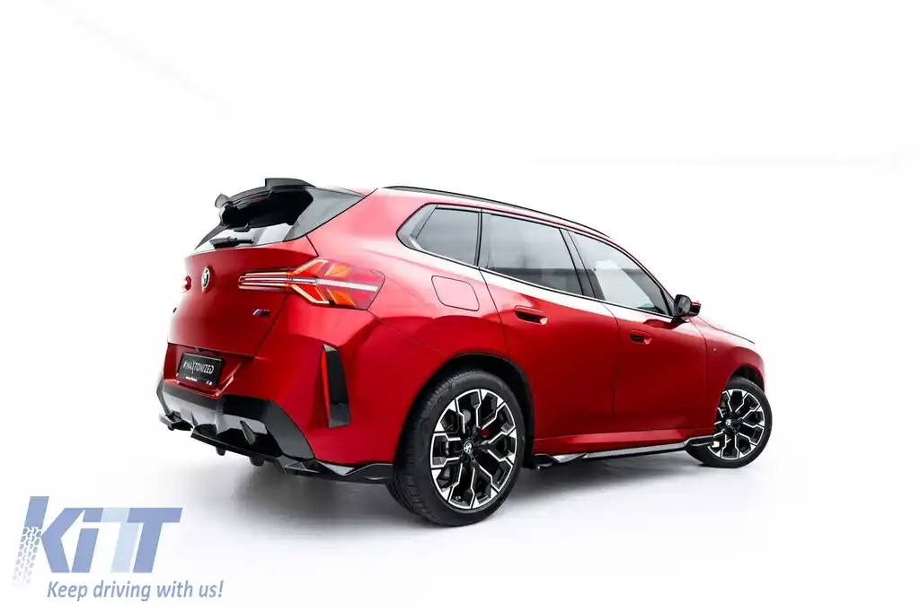 Aditive Maxton Design pentru praguri BMW X3 G45 cu pachet M după 2024, lac negru-image-6144118