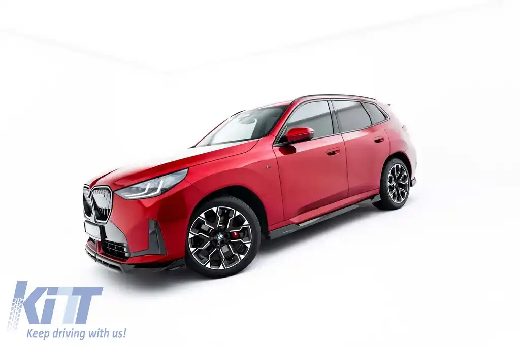 Aditive Maxton Design pentru praguri BMW X3 G45 cu pachet M după 2024, lac negru-image-6144119