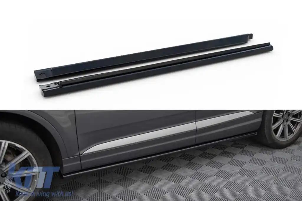 Aditive Maxton Design potrivite pentru Audi Q7 2015-2019, lac negru