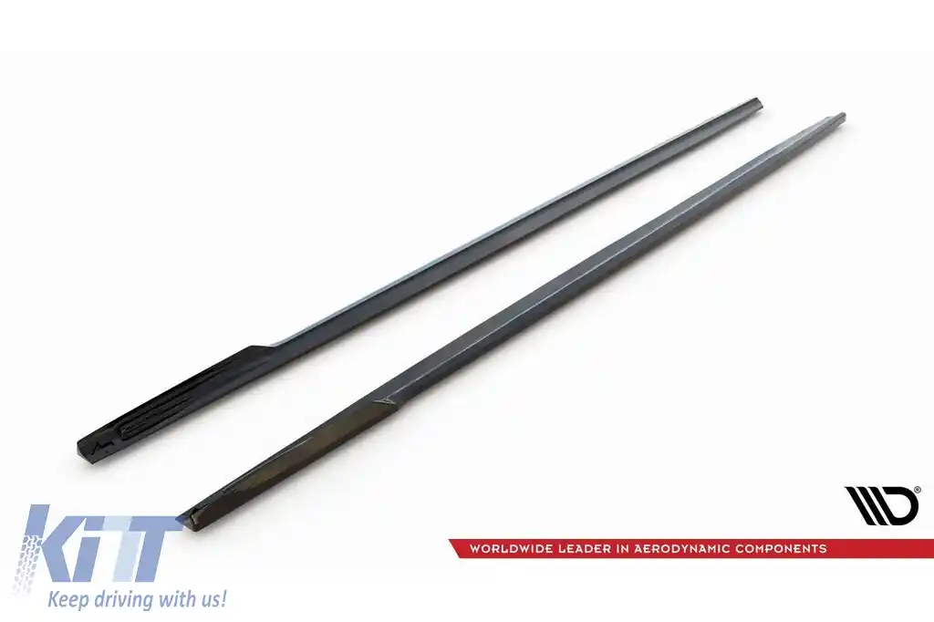 Aditive Maxton Design potrivite pentru BMW Seria 7 G12 cu pachet M lung după 2015, lac negru-image-6236231