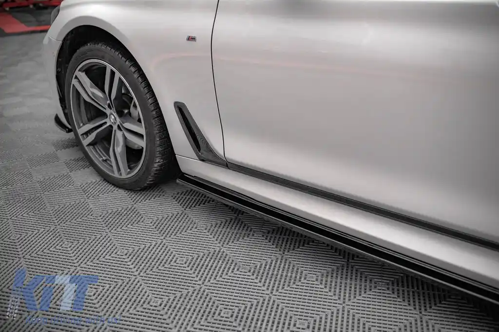 image-14-Aditive Maxton Design potrivite pentru praguri BMW 7 G12 după 2015, lac negru