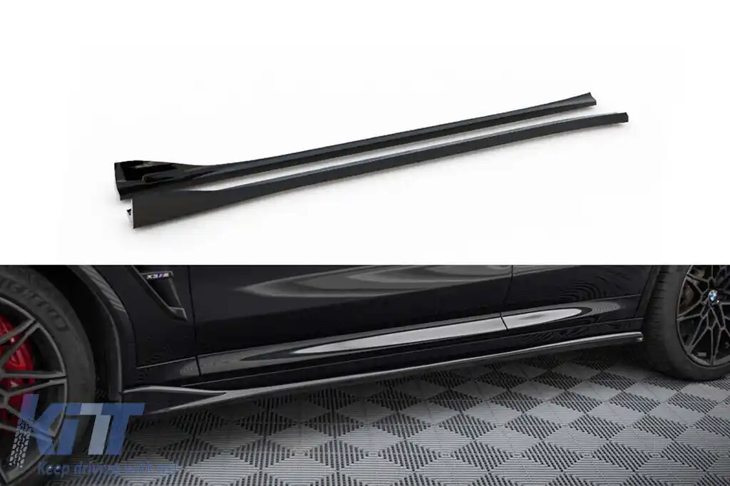 Aditive Maxton Design potrivite pentru praguri BMW X3 M F97 după 2021, lac negru