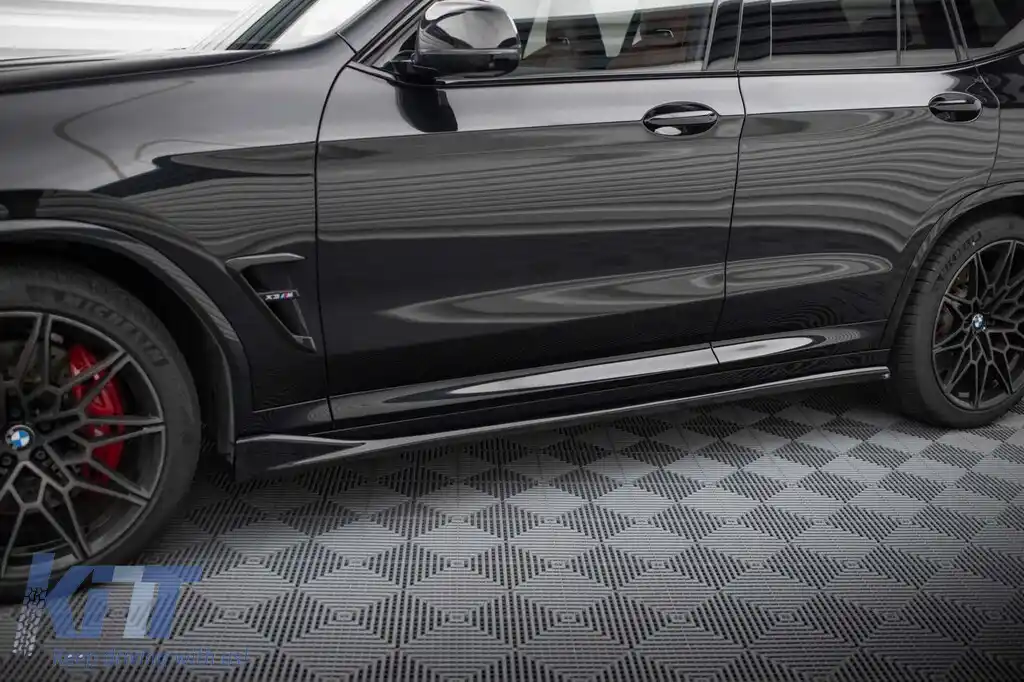 Aditive Maxton Design potrivite pentru praguri BMW X3 M F97 după 2021, lac negru-image-6236355