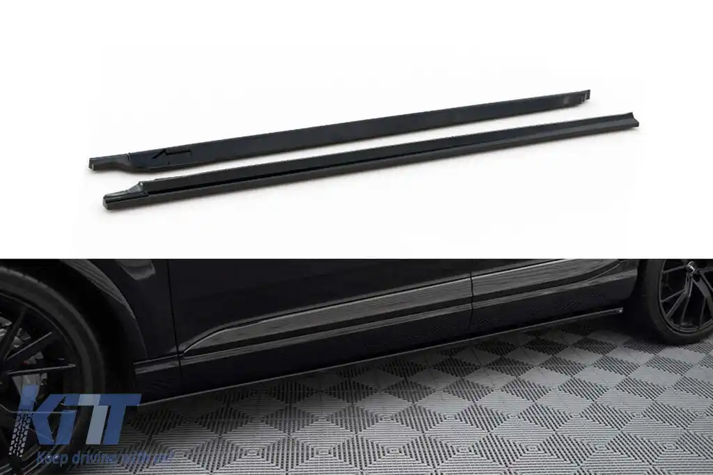 Aditive Maxton Design versiunea 2 potrivite pentru Audi SQ7, Q7 S-Line 2016-2019, lac negru