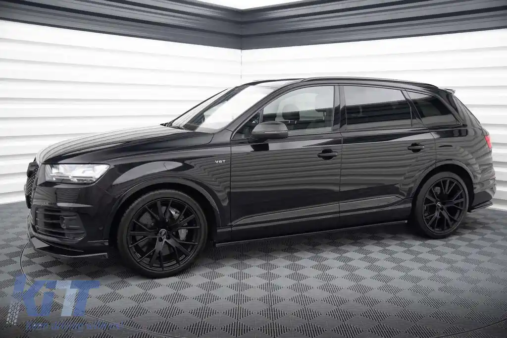Aditive Maxton Design versiunea 2 potrivite pentru Audi SQ7, Q7 S-Line 2016-2019, lac negru-image-6235938